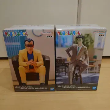 짱구는 못말려(크레용 신짱) 노하라 히로시 원장 피규어 2체 세트