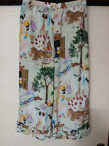 알베로베로 헨젤과 그레텔 밑단 프릴 팬츠