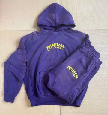 CVTVLIST 유주얼 가공 후드티 셋업 레어