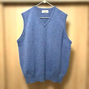 완전 미사용품 빔즈 플러스 별주 윌리엄 로키 울 베스트 사이즈 44