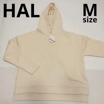 HAL 크림색 M 사이즈 후드티 빅 오버 사이즈 하르