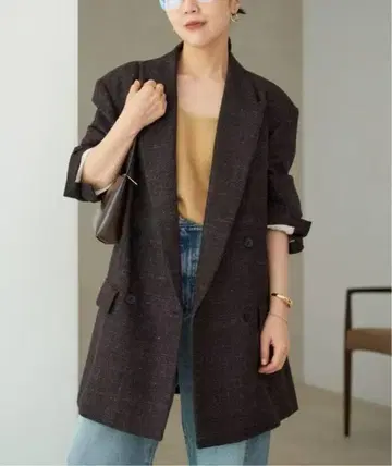 택 포함 미사용 새상품 Plage BALLI TWEED 자켓