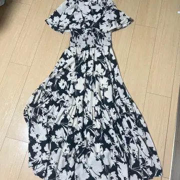 FENNEL 플라워 프린트 롱 원피스 M