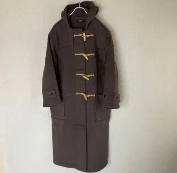 MARGARET HOWELL ] 울 더플 코트 브라운 성숙 캐주얼