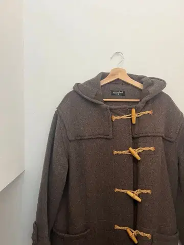 [ MARGARET HOWELL ] 울 더플 코트 브라운 성숙 캐주얼