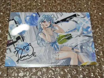 브이스포 시라나미 라무네 친필 엽서