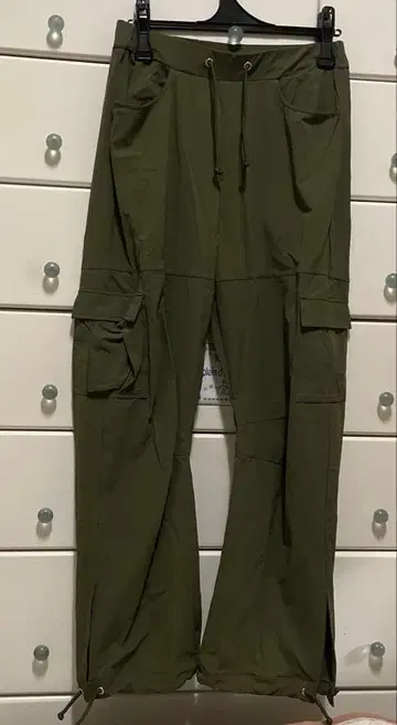 FEELCYCLE 카키 카고 팬츠