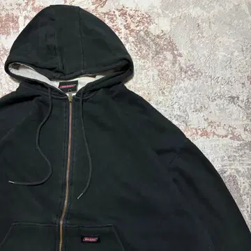 dickies 90's 더블 페이스 지퍼 후드티 안감 써멀 2XL