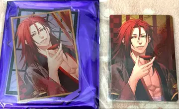 박앵귀 가을바람 상점 아크릴 스탠드 펄 포토 카드 하라다 2점 세트