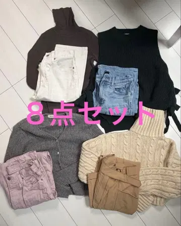 묶음 판매 코디 판매 가을 옷 겨울 의류 8세트 상의 4점 하의 4점