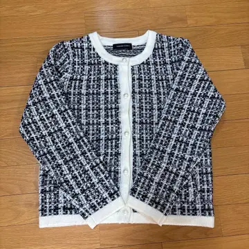 퀸즈 코트 트위드 가디건