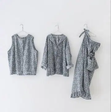 nest robe 린넨 리버티 프릴 팬츠