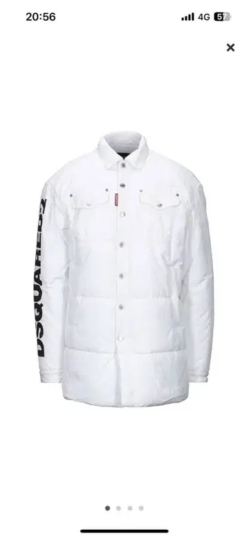 DSQUARED2 화이트 다운 자켓
