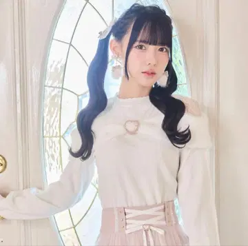 ROJITA 리본 디자인 니트탑