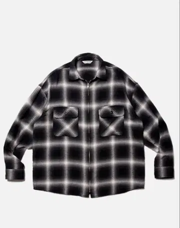 cootie 옴브레 체크 셔츠 S size