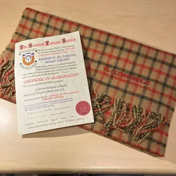 The Glenmorangie 글렌모렌지 타탄 머플러