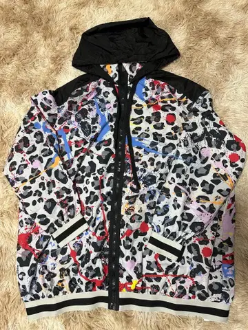 NO KA OI 레오파드 무늬 점퍼(00 size)