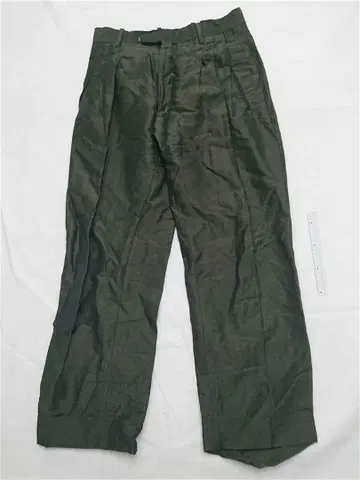 폴 스미스 린넨 혼방 와이드 팬츠 S 사이즈 카키 계열