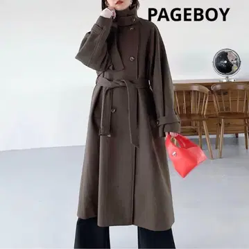 PAGEBOY 2WAY 윙 요크 트렌치코트