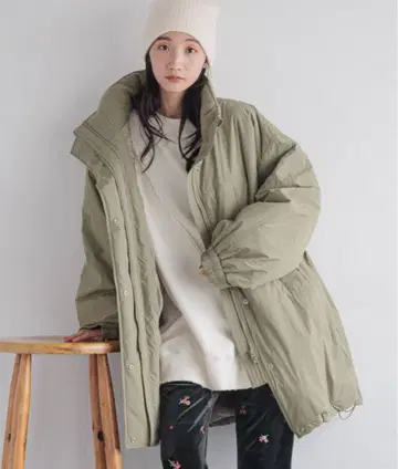 로리즈팜 몬스터 코트 카키