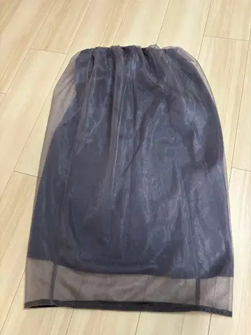 BEAMS 플레어 스커트 그레이 36