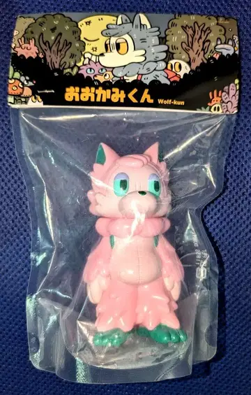 오오카미군 소프트 비닐 버블검 핑크