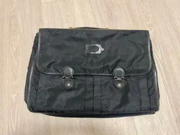 페리지 블랙 나일론 x 가죽 비즈니스 백 브리프 케이스