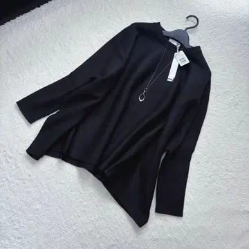 새상품 스콧 클럽 리브 소매 루즈핏 예쁜 돌먼 니트 야마다야 블랙