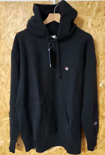 챔피온 챔피온 리버스 위브 후드티 단색 파랑 택