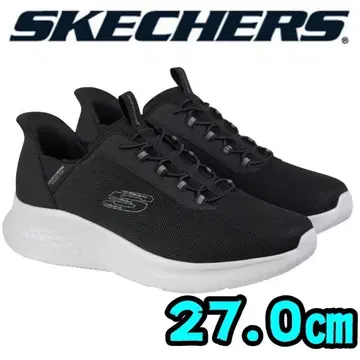[ 새상품 ] 스케쳐스 27.0cm 남성용 스위프트핏 스니커즈 블랙