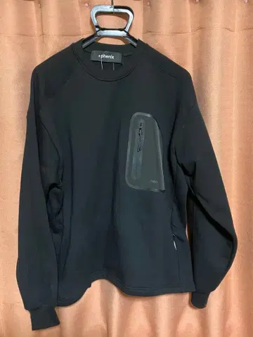 레어 +phenix 택 포함 별주 테크 쭈리 맨투맨 S 트레이닝복 블랙