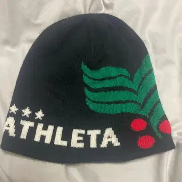 ATHLETA 비니 블랙/그린/빨간색