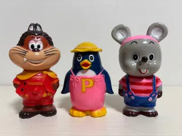 미쓰이 은행 NHK 니코니코푼 소프트 비닐 저금통 쟈쟈마루 핏코로 포로리