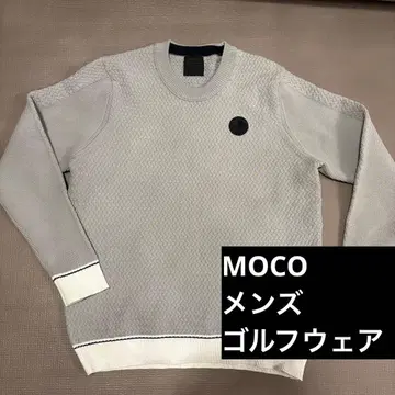 남성용 골프웨어 MOCO 니트 그레이