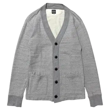 모모타로 진즈 서리 내린 맨투맨 가디건 자켓 그레이 S