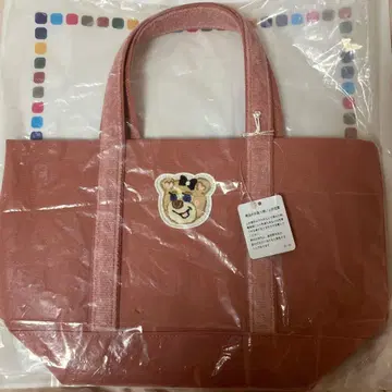 [ 새상품 미개봉 ] 올드 테디걸 와펜 토트백 핑크(소)