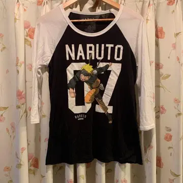 NARUTO 나루토 롱T 애니메이션 티셔츠 2002년 L 사이즈