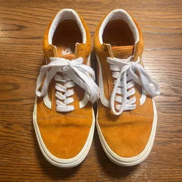 Vans 오렌지 스웨이드 스니커즈 레어 컬러