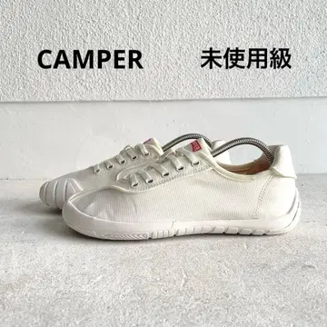 미사용급! CAMPER 화이트 스니커즈 37 PATH 경량