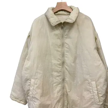 나일론 코트 아우터 아이보리