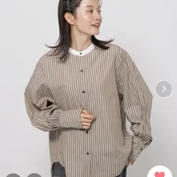 니코앤드 niko and 마세 카라 2way 셔츠 브라운