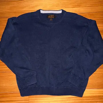 [ 새상품급 ] 에디바우어 니트 블랙택 90s 네이비 XL