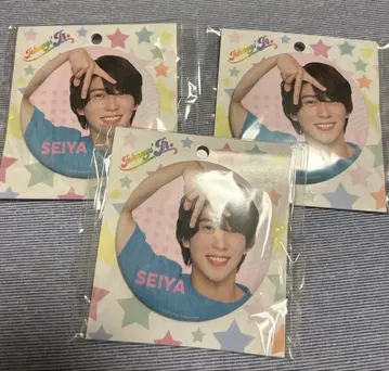 스에자와 세이야 캔뱃지 미개봉 새상품