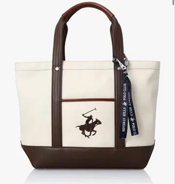 미사용 새상품 택 포함 비벌리힐스 폴로 클럽 토트백 아이보리 우먼