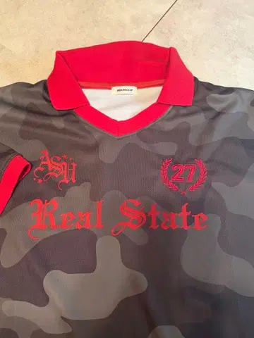 Sedacle 카모 패턴 유니폼 T셔츠