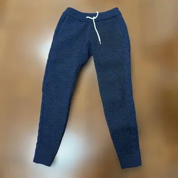 니트 팬츠 남성용 네이비 조거 팬츠 sizeM 뜨개질 무늬