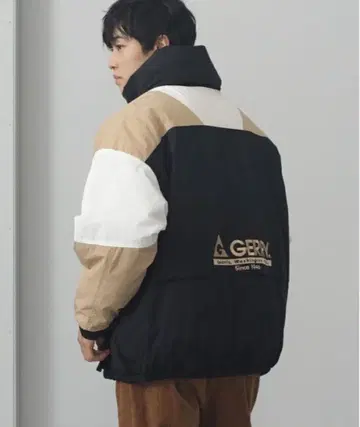 BEAMS HEART GERRY 블루종 베이지