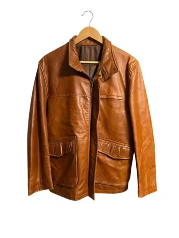 fer-blanc 리얼 가죽 자켓 구제 의류