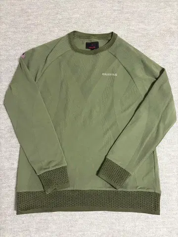 [ 미사용 택 포함 ] 브리핑 골프 W 러셀 크루넥 M