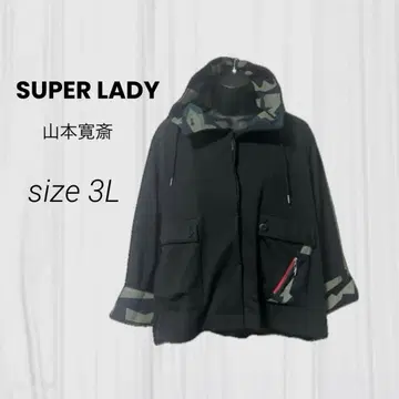 슈퍼 레이디 야마모토 간사이 자켓 후드티 아우터 3 L 빅 사이즈